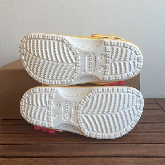 NWT McDonald’s x Crocs Birdie Classic Clog Women Size 8 Men Size 6 (208696-730) - Picture 10 of 12